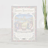 スコットランドの城の誕生日 カード (裏面)
