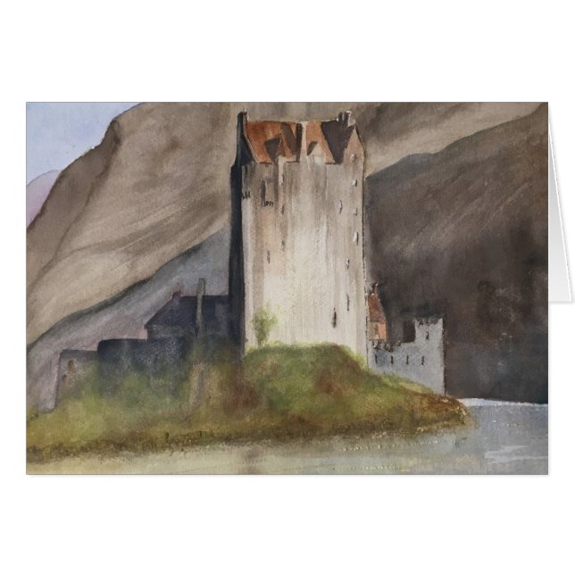 スコットランドの城カード (正面横)