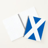 スコットランドの塩漬け～国旗 ノートブック (内部)
