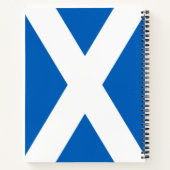 スコットランドの塩漬け～国旗 ノートブック (裏面)