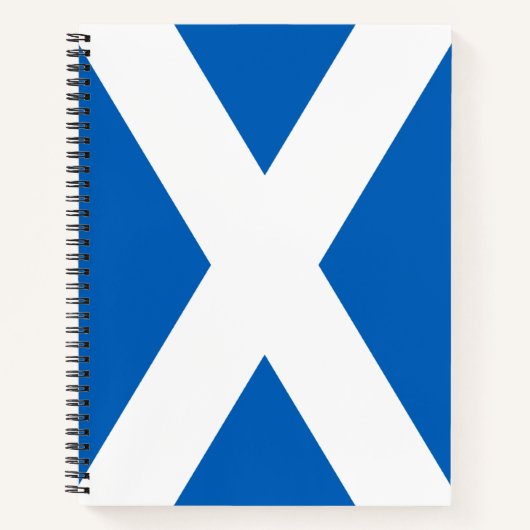 スコットランドの塩漬け～国旗 ノートブック (正面)