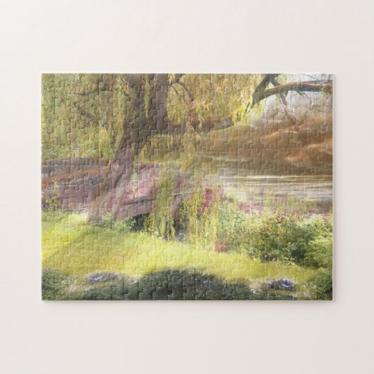 スコットランドの夏秋橋 ジグソーパズル (横)