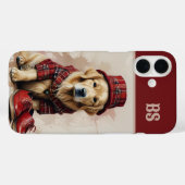 スコットランドの大家犬のキルトと帽子 Case-Mate iPhoneケース (裏面 (横))