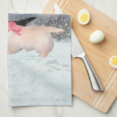 スコットランドの子犬 キッチンタオル (四つ折り)