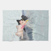 スコットランドの子犬 キッチンタオル (横)