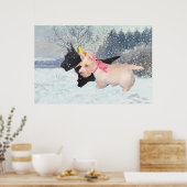 スコットランドの子犬 ポスター (キッチン)