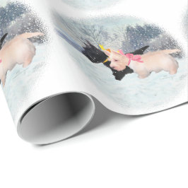 スコットランドの子犬 ラッピングペーパー