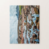 スコットランドの川橋。 ジグソーパズル (縦)