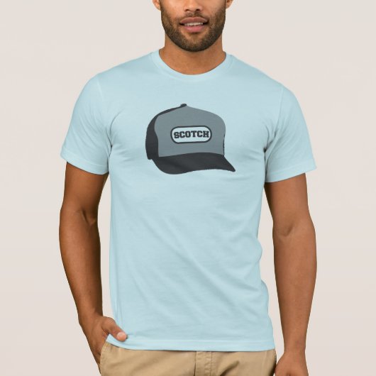 スコットランドの帽子のティー Tシャツ (正面)