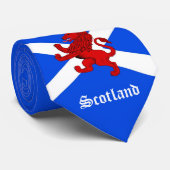 スコットランドの手がつけられないライオンの旗 ネクタイ (ロール)