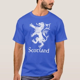 スコットランドの手がつけられないライオンの濃紺 Tシャツ