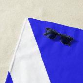 スコットランドの手がつけられないライオン、スコットランドの古代旗 ビーチタオル (インサイチュ)