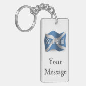 スコットランドの振る旗 キーホルダー (正面左)