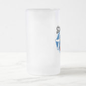 スコットランドの旗およびパイパー フロストグラスビールジョッキ (中央)