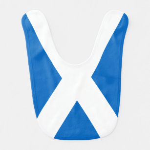 スコットランドの旗のデザイン ベビービブ