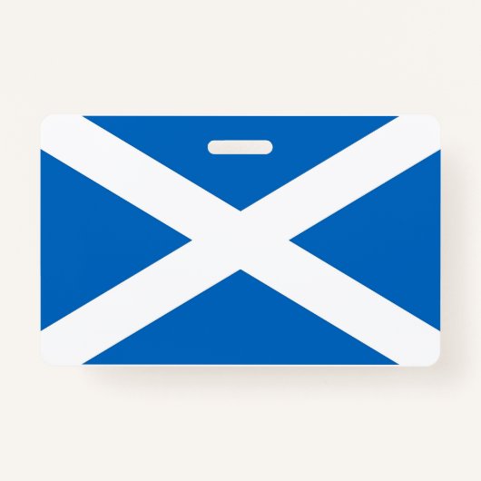 スコットランドの旗を持つ名前のバ統一されたッジ バッジ (正面)