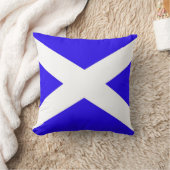 スコットランドの旗 クッション (ブランケット)