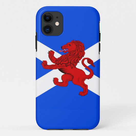 スコットランドの旗、スコットランドの荒々しい獅子 Case-Mate iPhoneケース (裏面)