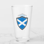 スコットランドの旗 タンブラーグラス (裏面)