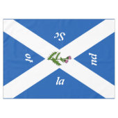 スコットランドの旗 テーブルクロス (正面(横))