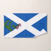 スコットランドの旗 バスタオルセット (ハンドタオル)