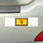 スコットランドの旗 バンパーステッカー (車上)