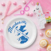 スコットランドの旗 ファミリーリユニオン ペーパープレート (パーティー)