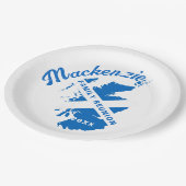 スコットランドの旗 ファミリーリユニオン ペーパープレート (アングル)