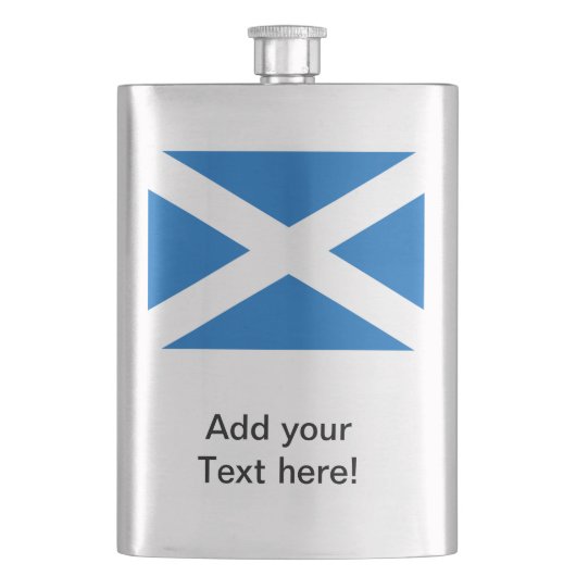 スコットランドの旗 フラスク (正面)
