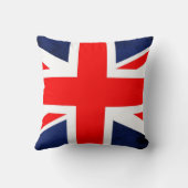 スコットランドの旗、英国国旗の裂かれた効果の枕 クッション (裏面)