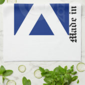 スコットランドの旗Tタオル キッチンタオル (折り畳み)