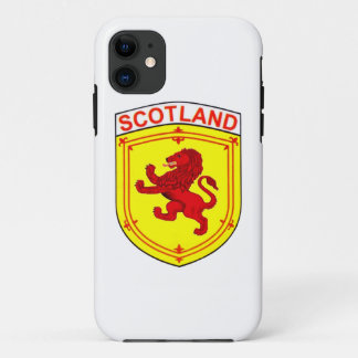 スコットランドの暴れライオン、古代の旗/バナー/バッジ iPhone 11 ケース