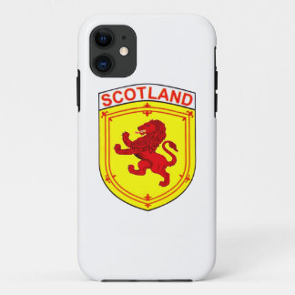スコットランドの暴れ猛獅子、古代の旗/バナー/バッジ iPhone 11 ケース
