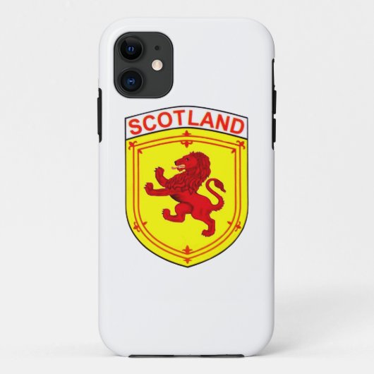 スコットランドの暴れ猛獅子、古代の旗/バナー/バッジ Case-Mate iPhoneケース (裏面)