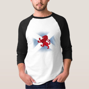 スコットランドの暴走する獅子、聖アンドリュー旗2 Tシャツ