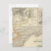 スコットランドの東海岸の港湾 ポストカード (正面/裏面)