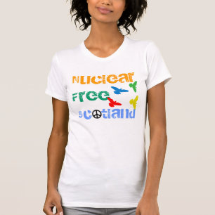 スコットランドの核自由なTシャツ Tシャツ