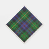 スコットランドの格子模様 スタンダードランチョンナプキン (角)