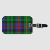 スコットランドの格子模様 ラゲッジタグ (正面横)