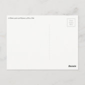 スコットランドの森林歩行の郵便はがき ポストカード (裏面)