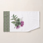 スコットランドの模様を描く バスタオルセット (ハンドタオル)