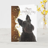 スコットランドの母の日のカード カード (黄色い花)