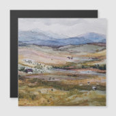 スコットランドの水彩風景 (正面/裏面)