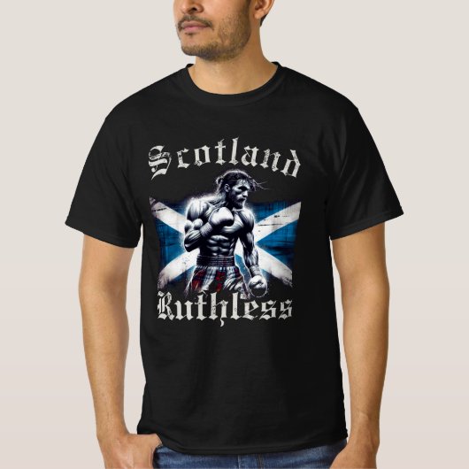 スコットランドの無慈悲 Tシャツ (正面)