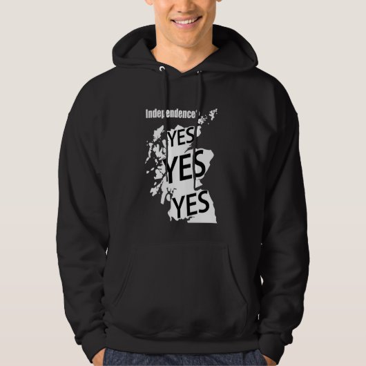 スコットランドの独立へのYes パーカ (正面)