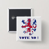 スコットランドの独立を投票しないで下さい 缶バッジ (正面&裏面)