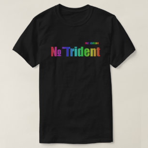 スコットランドの独立自由なスコットランド三叉の矛無し Tシャツ