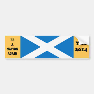 スコットランドの独立Yes 2014のバンパーステッカー バンパーステッカー