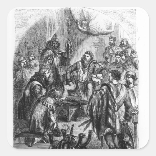 スコットランドの王冠のためにオマージュを行うバリオール スクエアシール (正面)