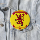 スコットランドの王室のな腕の旗 缶バッジ (インサイチュ)